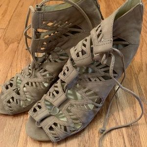 Dolce Vita Tan Suede Heel Wedge Women's Size 8